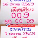 009!!ลอตเตอรี่ไทยเลขบนนําโชคเคล็ดลับการเขียนลายมือที่ดีที่สุดสําหรับ 1 เมษายน 2569